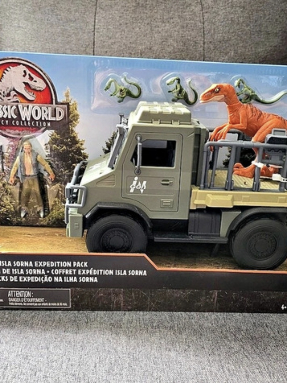 Mattel Jurassic World Legacy Collection Isla Sorna Expedition Pack Green &
